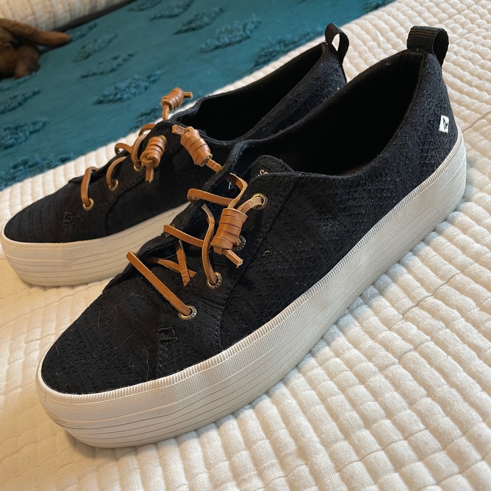 Sperry Platform Canvas Memory Foam Sneakers - image 5